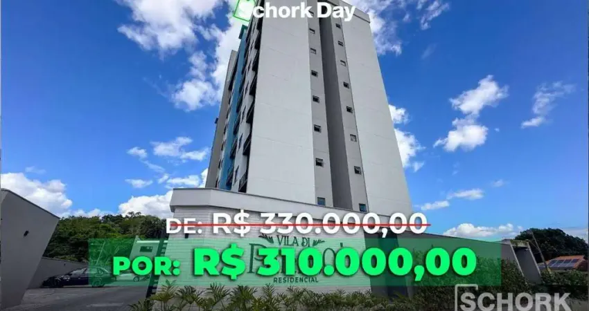 Apartamento com 2 dormitórios à venda, 54 m² por r$ 310.000,00 - itoupava central - blumenau/sc