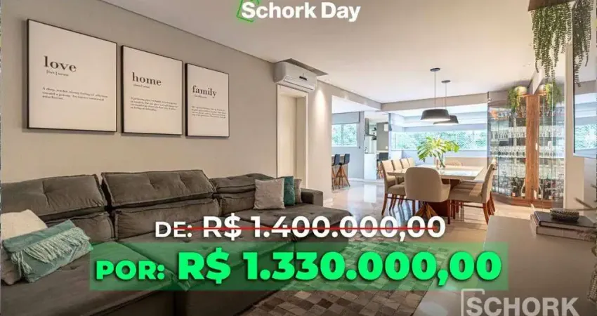 Apartamento com 3 dormitórios à venda, 174 m² por r$ 1.330.000,00 - vila formosa - blumenau/sc