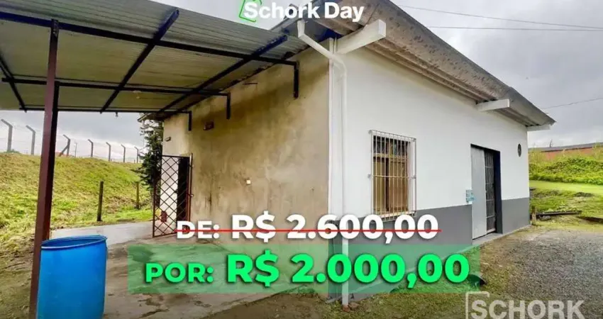 Galpão para alugar, 90 m² por r$ 2.032,80/mês - itoupavazinha - blumenau/sc