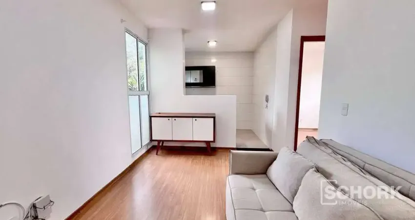 Apartamento com 2 dormitórios para alugar, 45 m² por r$ 1.694,78/mês - itoupava central - blumenau/sc