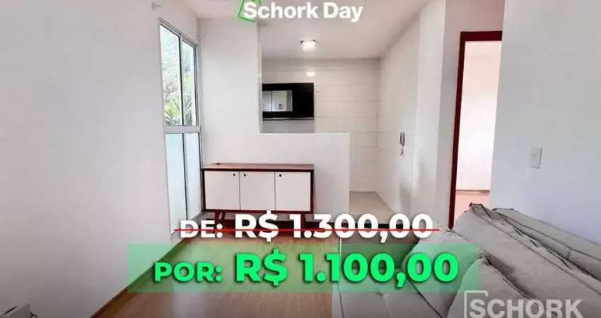 Apartamento com 2 dormitórios para alugar, 45 m² por r$ 1.494,78/mês - itoupava central - blumenau/sc