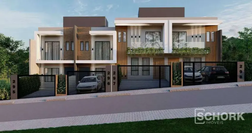 Sobrado com 3 dormitórios à venda, 121 m² por r$ 550.000,00 - itoupava central - blumenau/sc