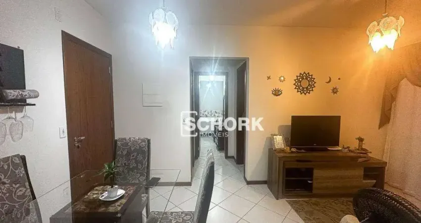 Apartamento com 2 dormitórios à venda, 47 m² por r$ 240.000,00 - itoupava central - blumenau/sc