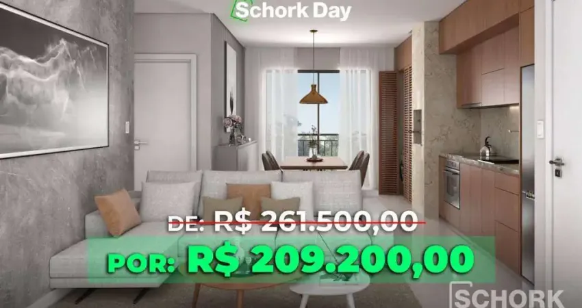 Apartamento com 2 dormitórios à venda, 51 m² por r$ 209.200,00 - araponguinhas - timbó/sc