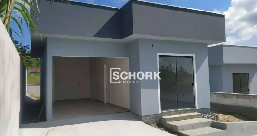 Casa com 2 dormitórios à venda, 71 m² por r$ 330.000,00 - araponguinhas - timbó/sc