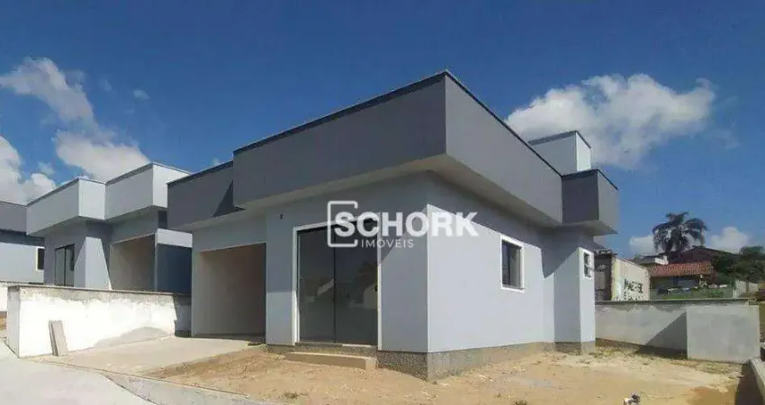 Casa com 2 dormitórios à venda, 71 m² por r$ 330.000,00 - araponguinhas - timbó/sc