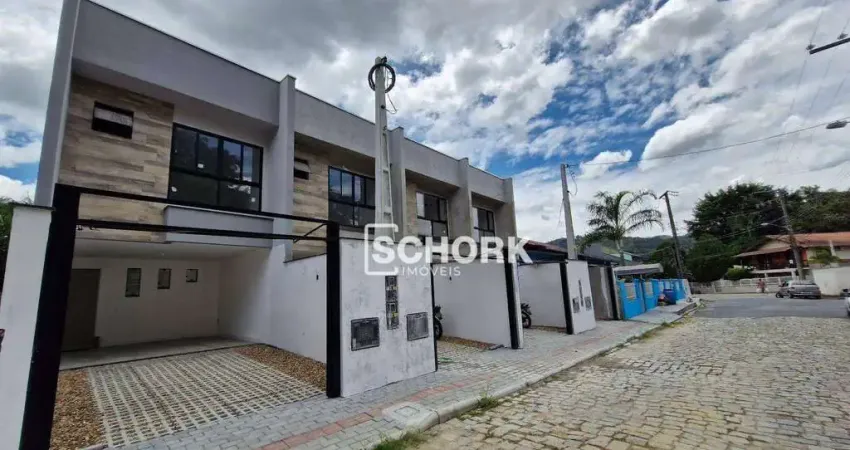 Sobrado com 3 dormitórios à venda, 101 m² por r$ 555.000,00 - garcia - blumenau/sc