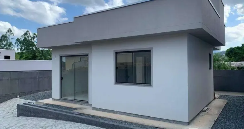 Casa com 2 dormitórios à venda, 50 m² por r$ 277.000,00 - araponguinhas - timbó/sc