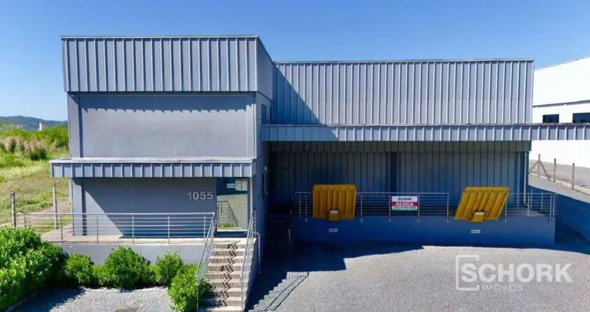 Galpão para alugar, 800 m² por r$ 20.738,93/mês - itoupava central - blumenau/sc