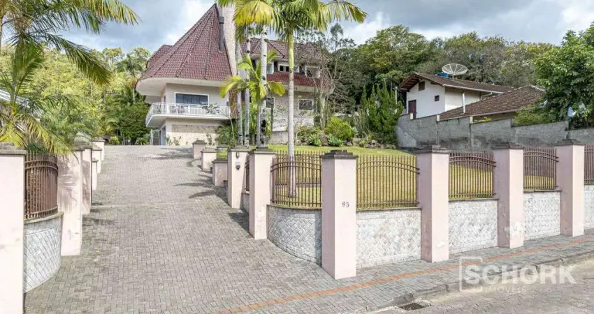 Casa com 3 dormitórios à venda, 358 m² por r$ 4.000.000,00 - centro - rodeio/sc