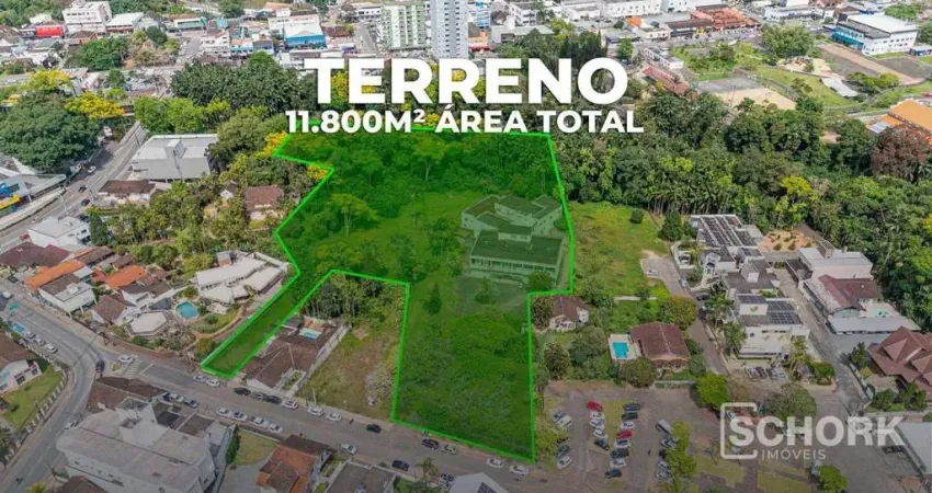 Terreno à venda, 11800 m² por r$ 12.000.000,00 - centro - timbó/sc