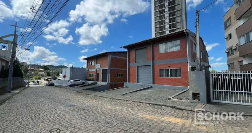 Galpão para alugar, 648 m² por r$ 10.037,18/mês - fortaleza - blumenau/sc