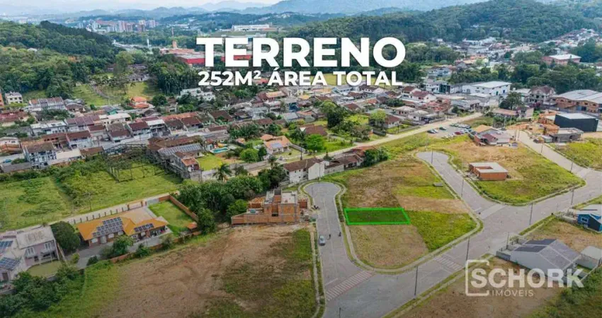 Terreno à venda, 252 m² por r$ 250.000,00 - itoupava central - blumenau/sc