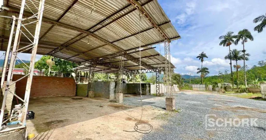 Galpão para alugar, 350 m² por r$ 4.099,64/mês - itoupava central - blumenau/sc