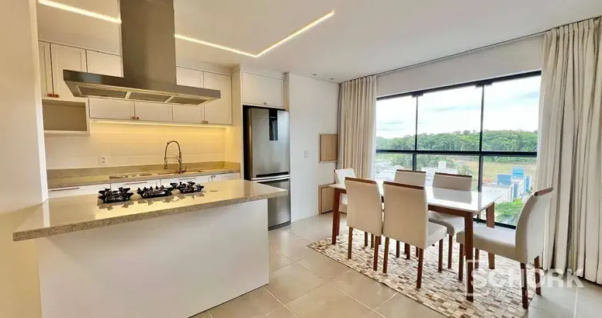 Apartamento com 2 dormitórios para alugar, 64 m² por r$ 2,900/mês + taxas - velha - blumenau/sc