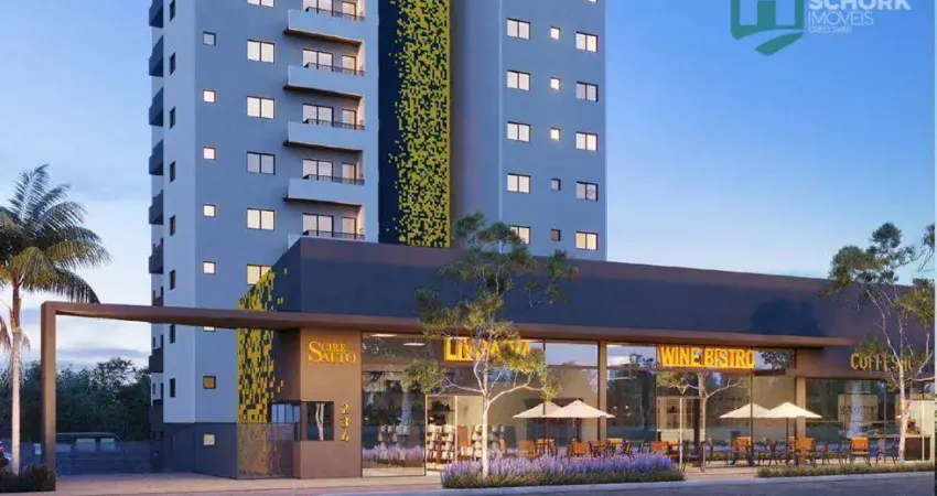 Apartamento com 2 dormitórios à venda, 55 m² por r$ 312.000,00 - salto do norte - blumenau/sc