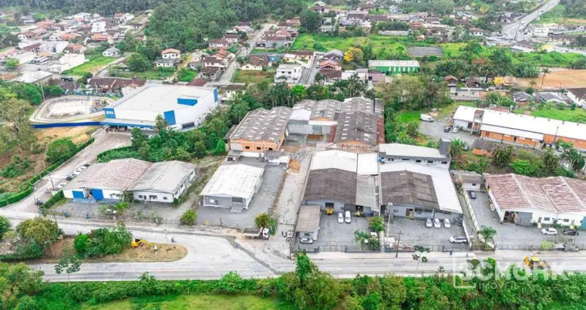 Galpão para alugar, 3228 m² por r$ 45.000,00/mês - itoupavazinha - blumenau/sc