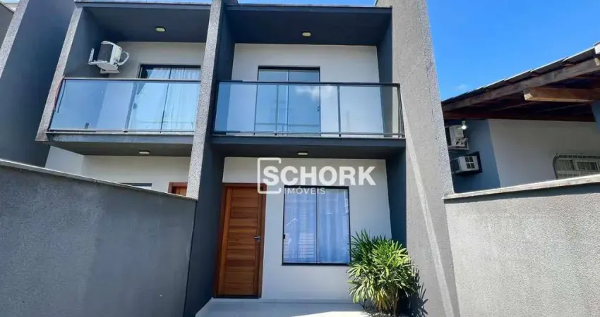 Casa com 2 dormitórios para alugar, 80 m² por r$ 1.843,20/mês - itoupava central - blumenau/sc