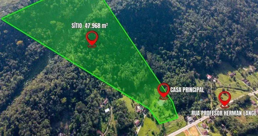 Sítio à venda, 47968 m² por R$ 890.000,00 - Fidélis - Blumenau/SC