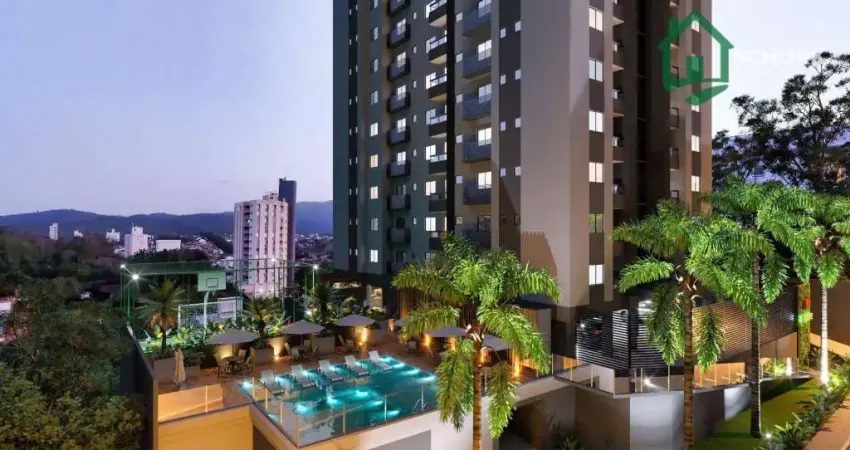 Apartamento com 2 dormitórios à venda, 64 m² por R$ 573.550,00 - Vila Nova - Blumenau/SC