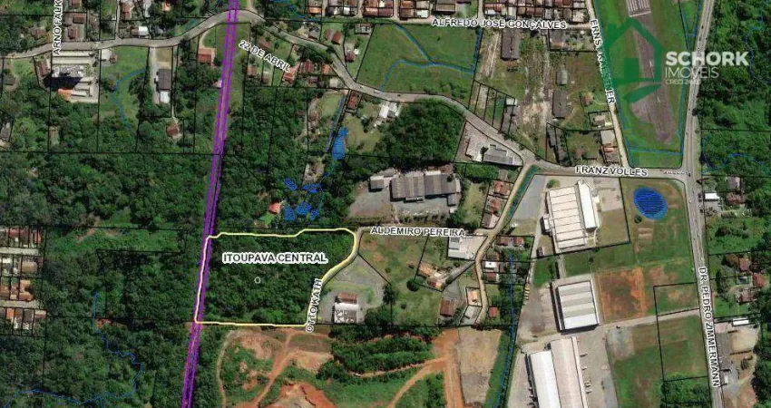 Terreno à venda, 24408 m² por r$ 1.100.000,00 - itoupava central - blumenau/sc