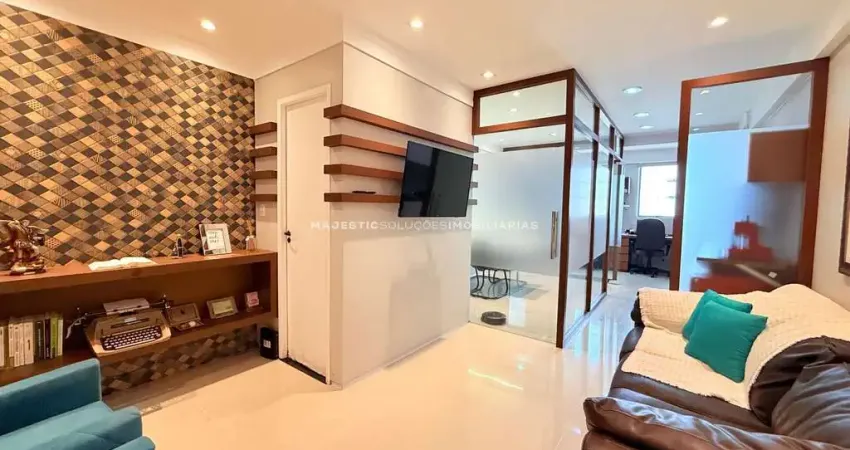 Vendo um escritório comercial projetada e reformado com 37m² no edificio metropolitan - calhau.