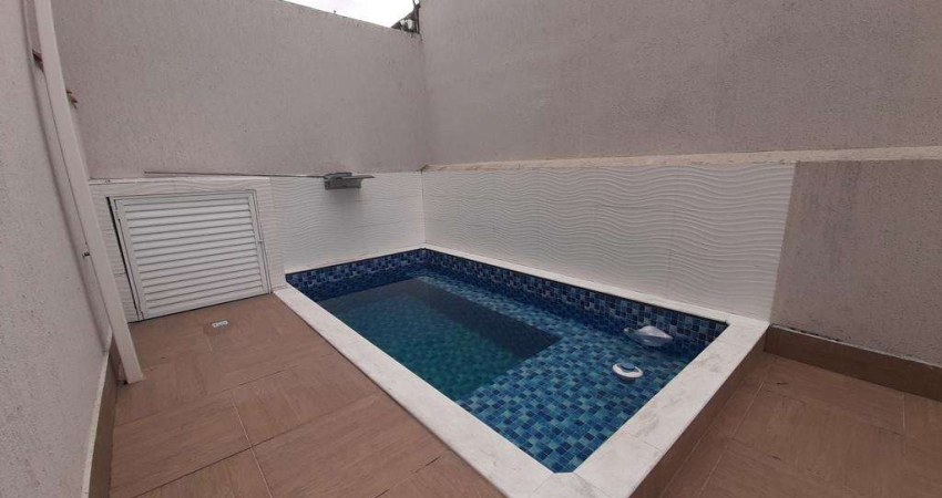 Sobrado de Condomínio com 2 dorms, Pedreira, Mongaguá - R$ 295 mil, Cod: 70509552