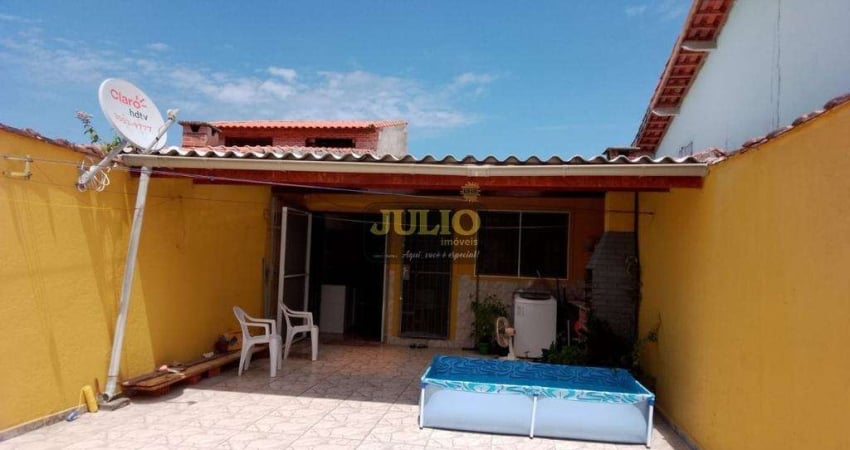 Edícula à venda em Mongaguá, Balneário Itaguai, com 2 quartos, com 60 m²