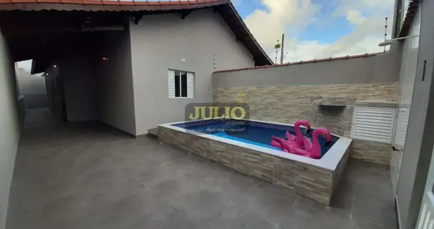 Venha morar em uma casa nova, com excelente localização e lazer completo para toda a família em Mongaguá