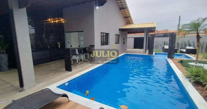 Casa à venda em Itanhaém, Loty, com 3 quartos, com 110 m²