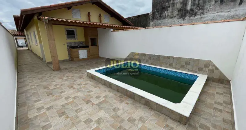 Casa à venda em itanhaém, baln tupy, com 2 quartos, com 69.45 m²