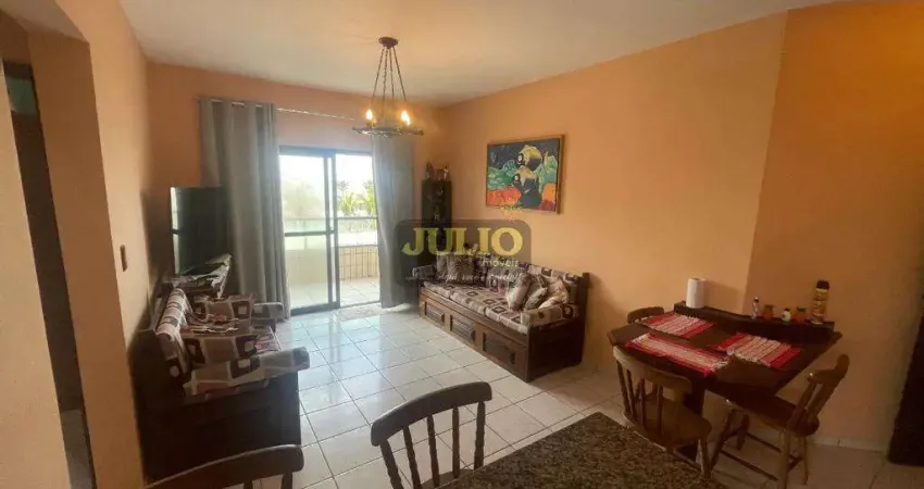 Apartamento à venda em mongaguá, agenor de campos, com 1 quarto, com 54 m²