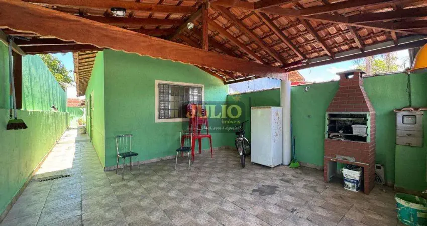 Casa à venda em mongaguá, balneário itaguai, com 2 quartos, com 66 m²