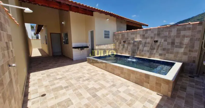 Casa à venda em itanhaém, vila verde mar, com 2 quartos, com 71 m²