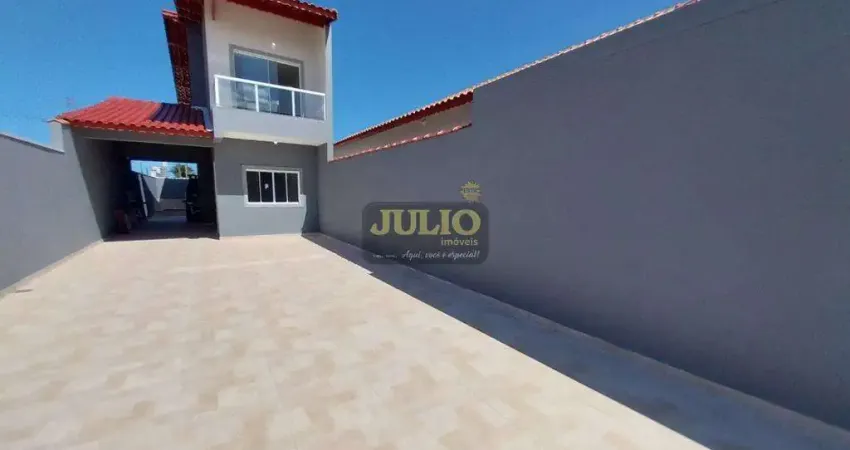 Sobrado à venda em mongaguá, flórida mirim, com 2 quartos, com 91.06 m²