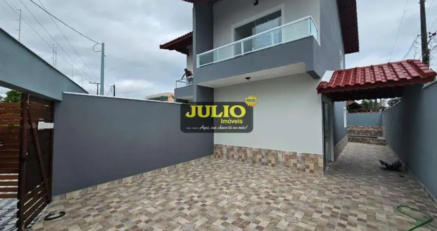 Sobrado à venda em Mongaguá, Jussara, com 2 quartos, com 73.2 m²