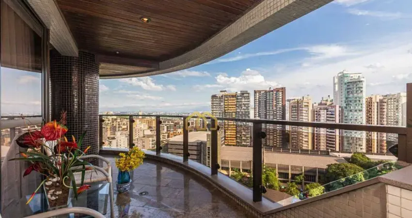 Apartamento com 4 dormitórios à venda, 350 m² por r$ 2.890.000,00 - água verde - curitiba/pr