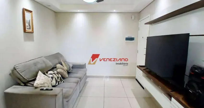 Apartamento com 2 dormitórios à venda, 55 m² por r$ 290.000,00 - campestre - piracicaba/sp