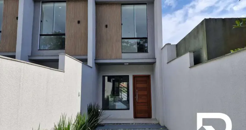 Sobrado com 3 dormitórios à venda, 77 m² por r$ 390.000,00 - nova brasília - joinville/sc