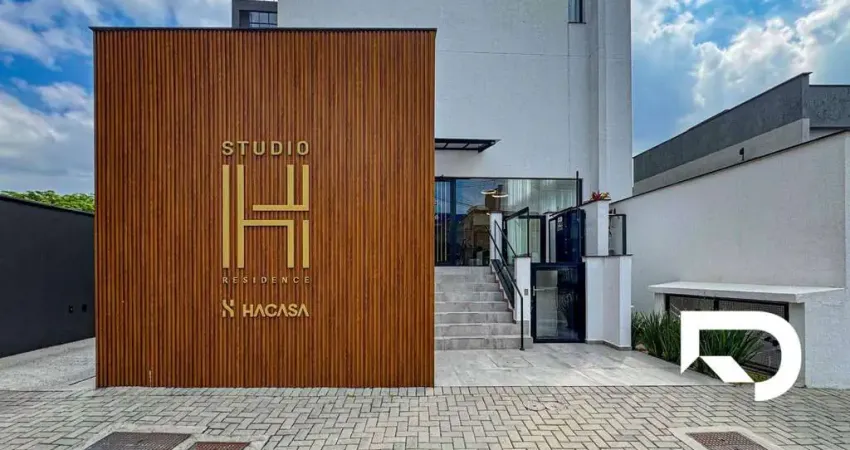 Apartamento com 1 dormitório para alugar, 35 m² por r$ 3.844,00/mês - saguaçu - joinville/sc