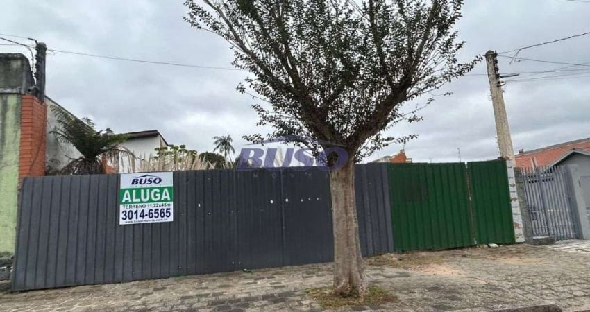 Terreno comercial para alugar na Rua Nunes Machado, 1676, Rebouças, Curitiba