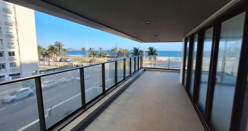 Apartamento 4 suítes com vista mar deslumbrante e 199m² ! wave by yoo – luxo frontal mar na barra da tijuca