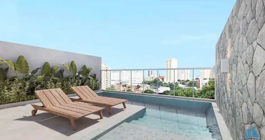 Apartamentos sala quarto no np 38 joama – 37m² com lazer completo