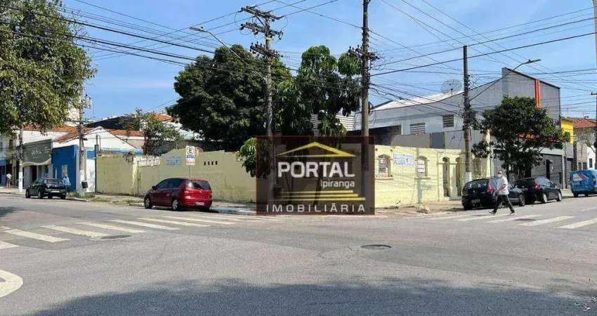 Terreno, 459 m² - venda por r$ 2.750.000,00 ou aluguel por r$ 26.850,00/mês - ipiranga - são paulo/sp