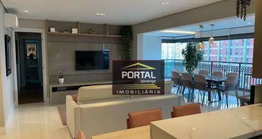 Apartamento com 3 dormitórios à venda, 137 m² por r$ 2.750.000,00 - chácara santo antônio - são paulo/sp