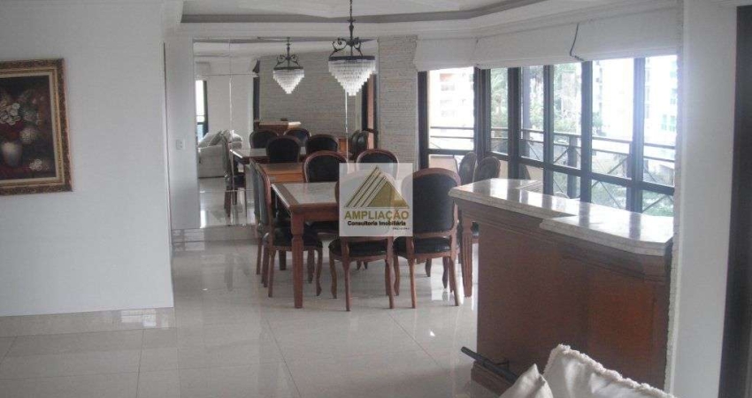 Apartamento amplo no Morumbi, reformado, ar condicionado, 3 dormitorios sendo 2 suites, 4 vagas