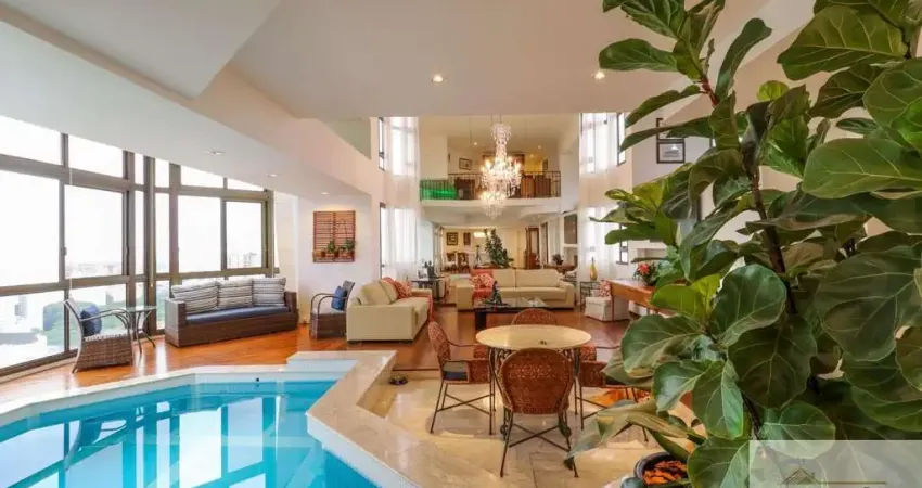 Apartamento com 339mts 3 suítes, 1 sendo master, sala intima com lareira, localizado na vila suzana