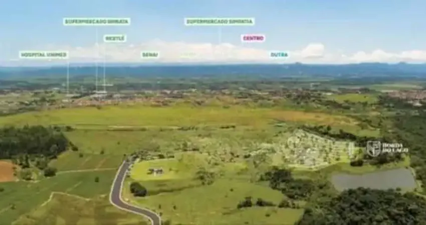 Terreno à venda em caçapava-sp, borda da mata! 660m² de área para construir o seu sonho.