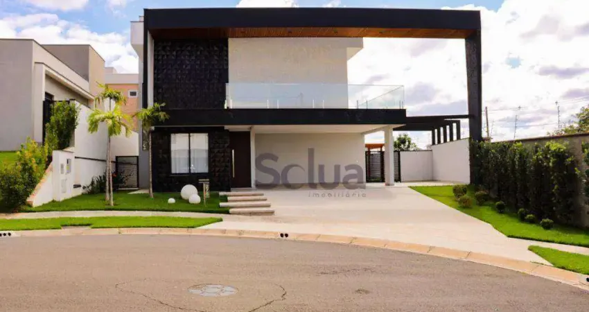 Casa com 3 dormitórios, elevador e área gourmet à venda, 310 m² por r$ 3.700.000 - loteamento parque dos alecrins - campinas/sp