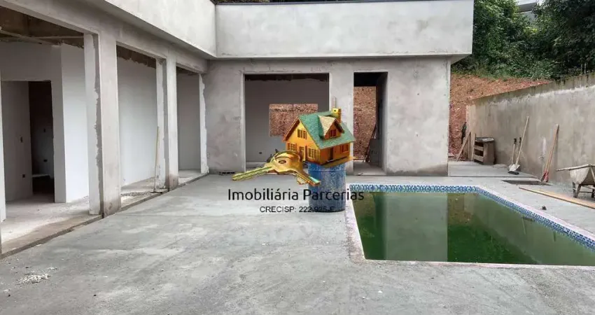 Casa Térrea Fase Acabamento  318m2 A/C 4 Dormitórios 4 Suítes - 1100m2 A/T
